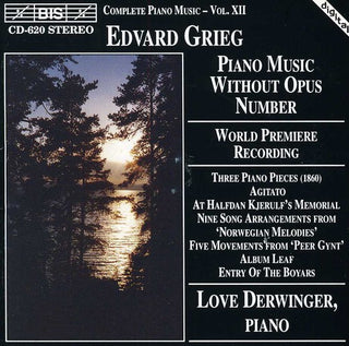 the album cover for Love Derwinger - World Premiere Recording / Piano Music