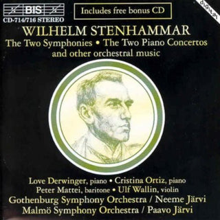 the album cover for Neeme JÃ¤rvi - 2 Symphonies / 2 Piano Concertos
