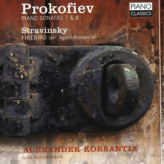 the album cover for Prokoviev / Stravinsky - Piano Sonatas / Firebird Transcription