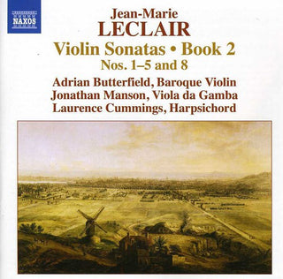 the album cover for Laurence Cummings - Violin Sonatas: Book 2 - Nos 1-5 & 8