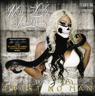 the album cover for Miss Lady Pinks - Trust No Man