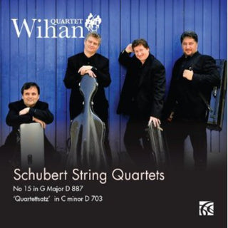 the album cover for Schubert / Wihan Quartet - String Quartets 12 & 15