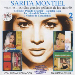 the album cover for Sara Montiel - Vol. 3-1961-63 Sus Grandes Peliculas de los 60