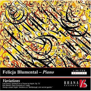 the album cover for Czerny / Felicja Blumental - Variations
