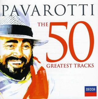 the album cover for Luciano Pavarotti - 50 Greatest Tracks
