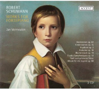 the album cover for Jan Vermeulen - Werke Fur Fortepiano