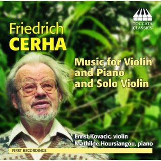 the album cover for Ernst Kovacic - Music for Violin Piano Solo Violin