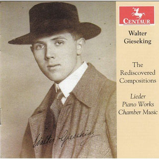 the album cover for Gieseking / Dehmel / Lange / Rilke / Falke - Rediscovered Compositions