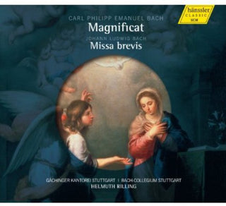 the album cover for C Bach PE / Gaachinger Kantorei Stuttgart - Magnificat / Missa Brevis