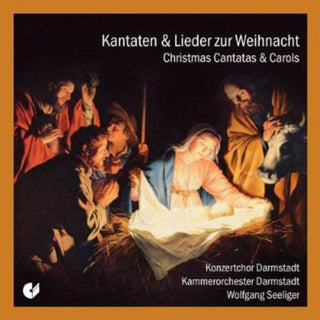 the album cover for W Bach F / Schlick / Darmstadt Chamber Choir - Christmas Cantatas & Carols