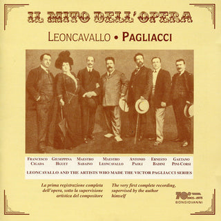 the album cover for Leoncavallo - I Pagliacci