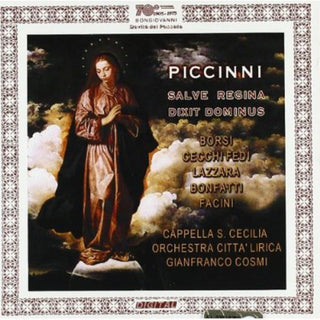the album cover for Elena Cecchi Fedi - Sinfonia in Sol / Salve Regina / Concertato
