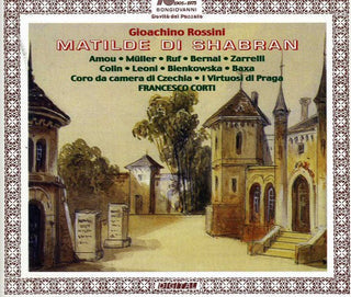 the album cover for Francesco Corti - Matilde Di Shabran