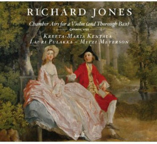 the album cover for Jones / Kentala / Pulakka / Meyerson - Chamber Airs for a Violin (& Thorough Bass)