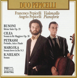 the album cover for Cilea / F Pepicelli / Pepicelli,A - Sonata in Re Magg Op 38 / Sonata Breve in Do N 3