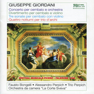 the album cover for Giordani / Bongelli / Perpich / Trio Perpich - Piano Cto / Divertimento / 3 Stas / 4 Nocturnes