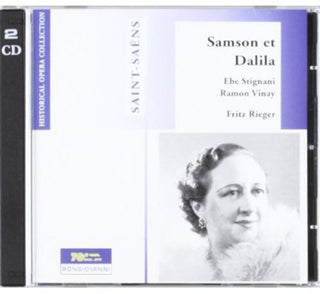 the album cover for Ebe Stignani - Samson Et Dalila