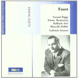 the album cover for Gounod / Poggi / Arie / Pobbe - Faust