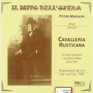 the album cover for Mascagni / Melandri / Rasa - Cavalleria Rusticana