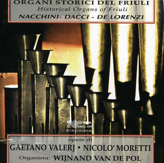 the album cover for Guido Rimonda - Historical Organs of Friuli