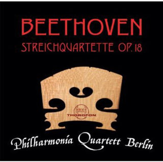 the album cover for Beethoven / Philharmonia Quartett Berlin - Quartette Op 18 NR 1 - 6