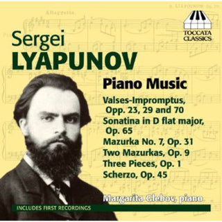 the album cover for Margarita Glebov - Piano Music