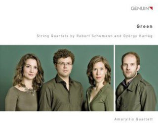 the album cover for Schumann / Amaryllis Quartett - Green: String Quartets