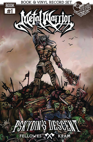 Metal Warrior- Book #1: Pskydin's Descent (Book & 7" Set, Sealed)