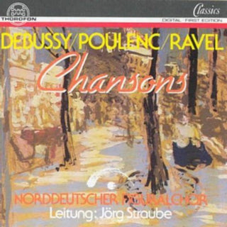 the album cover for Norddeutscher Figuralchor - Chansons