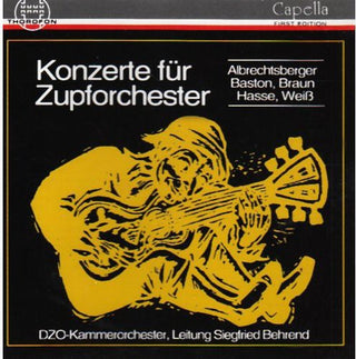 the album cover for DZO-Kammerorchester - Concerts for Zupforchester