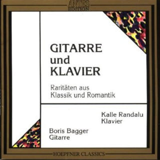 the album cover for Boris Bagger - Guitar PN WKS Classic & Romantic Rarities