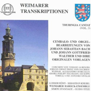 the album cover for Weimarer Barockensemble - Harpsichord & Organ Arr in Weimar