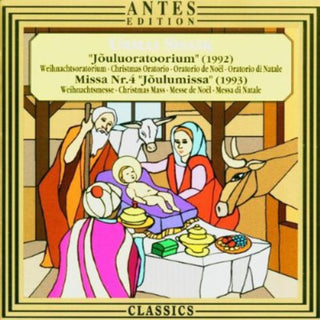the album cover for Sisask / Academic Male Choir Of Tallin Technical - Jouluoratoorium / Weihnachtsoratorium: Missa NR 4