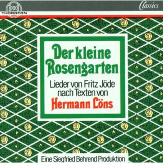 the album cover for Dirk Schortemeier - Kleine Rosengarten