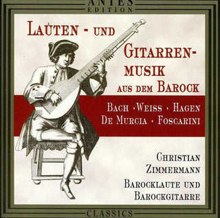 the album cover for Christian Zimmermann - Lute & Guitar Music of the Baroque Era