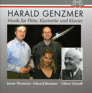 the album cover for Janne Thomsen - Works for Flute Clarinet & Piano