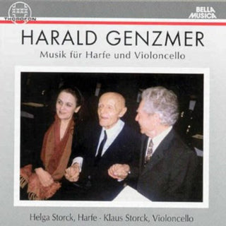the album cover for Helga Storck - Music for Harp & Violoncello