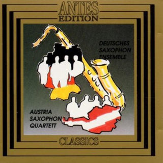 the album cover for Deutsches Saxophon-Ensemble - Music for Saxophone Quartets