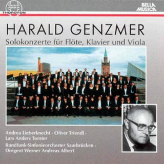 the album cover for Genzmer / Lieberknecht / Triendl / Albert - Solo Concertos