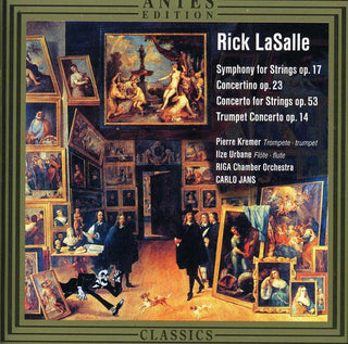 the album cover for Riga Chamber Orchestra - Sym for Strings Op 17 / Concertino Op 23