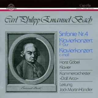 the album cover for Kammerorchester "Dall' Arco" - Sym No 4 / Harpsichord Ctos
