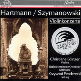 the album cover for RSO Kattowice - Violin Concertos
