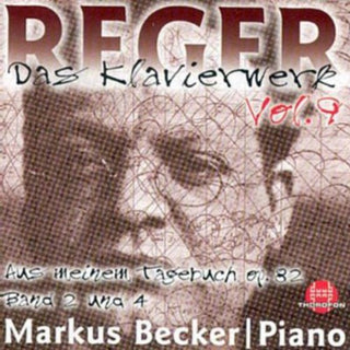 the album cover for Markus Becker - Piano Works 9