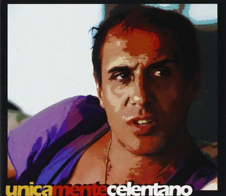 the album cover for Adriano Celentano - Unicamentecelentano