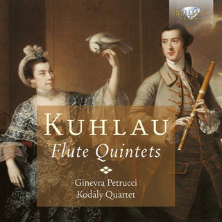 the album cover for Ginevra Petrucci - Flute Quintets