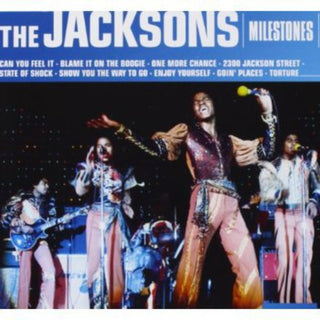 the album cover for The Jacksons - Milestones