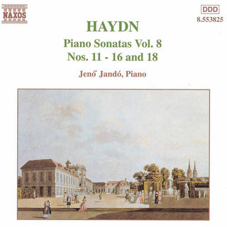 the album cover for JenÅ‘ JandÃ³ - Piano Sonatas 8
