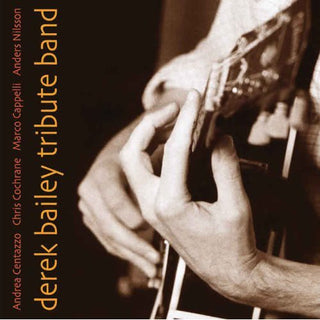 the album cover for Andrea Centazzo - Derek Bailey Tribute Band