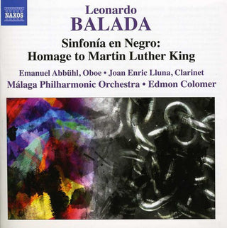 the album cover for Edmon Colomer - Sinfonia en Negro: Homage to Martin Luther King