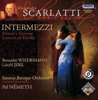 the album cover for Scarlatti / Wiedemann / Savaria Baroque / Nemeth - Intermezzi